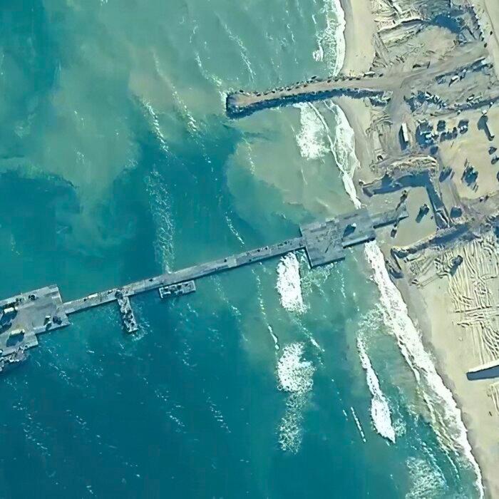 US Says Gaza Aid Pier Repaired, Reattached, and Soon to Resume Humanitarian Deliveries